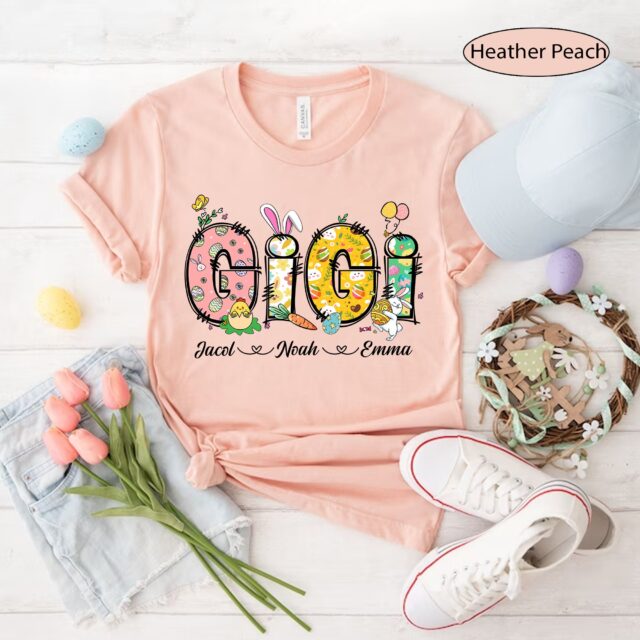 Personalized Easter Grandma Shirt – Bunny Nana Mimi Gigi Shirt for Easter Day