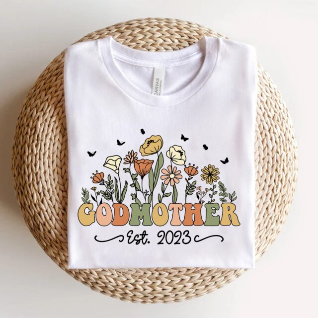 Godmother Wildflower Shirt – Fairy Godmother Gift & Proposal Tee