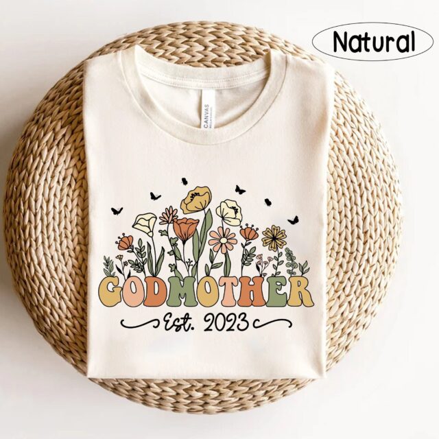 Godmother Wildflower Shirt – Fairy Godmother Gift & Proposal Tee
