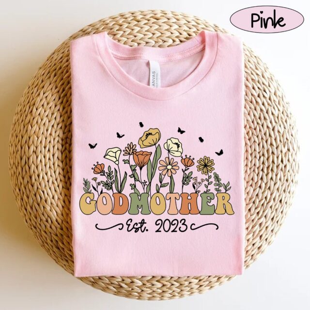 Godmother Wildflower Shirt – Fairy Godmother Gift & Proposal Tee