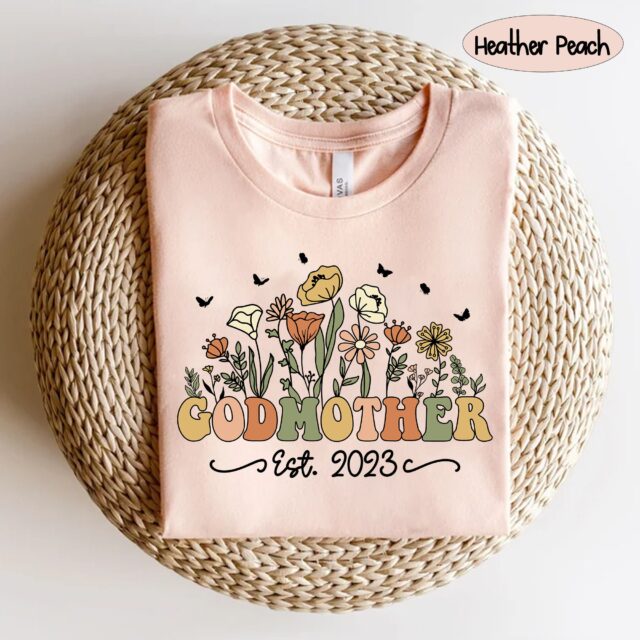 Godmother Wildflower Shirt – Fairy Godmother Gift & Proposal Tee