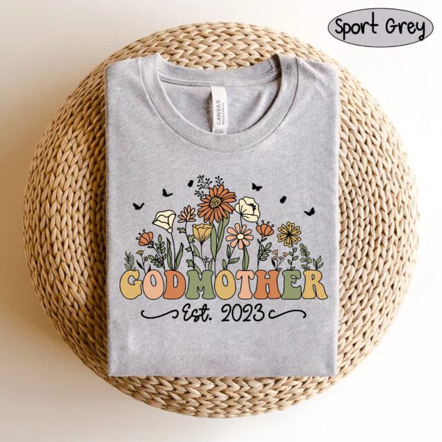 Godmother Wildflower Shirt – Fairy Godmother Gift & Proposal Tee