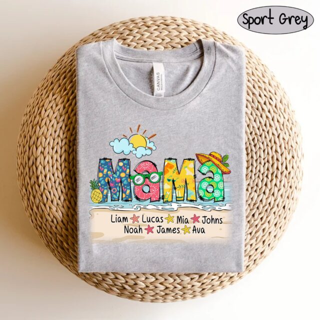 Personalized Summer Name Shirt – Custom Family Matching Outfit