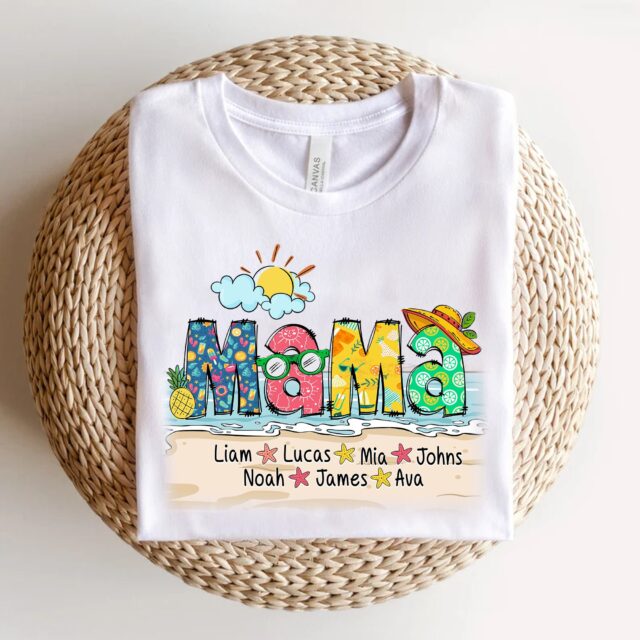 Personalized Summer Name Shirt – Custom Family Matching Outfit