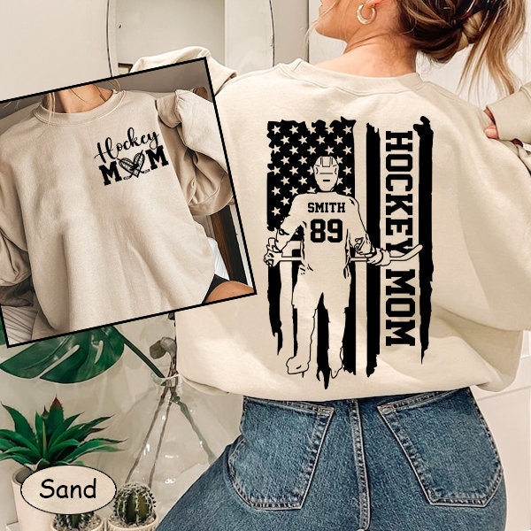 Custom Hockey Mom Shirt – Name & Number