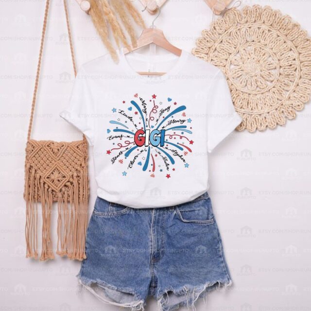 4th of July Grandma Shirt – Patriotic Independence Day Tee for Nana & Mimi