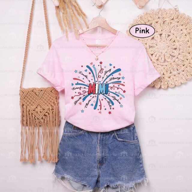 4th of July Grandma Shirt – Patriotic Independence Day Tee for Nana & Mimi