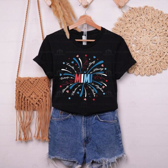 4th of July Grandma Shirt – Patriotic Independence Day Tee for Nana & Mimi