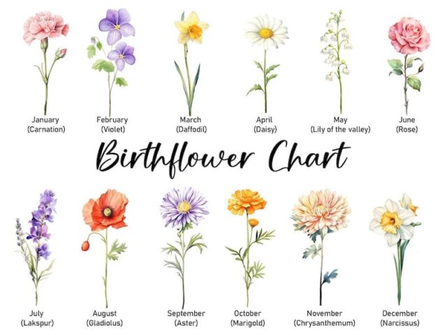 Grandmas Garden Flag Custom Birth Month Flower Flag with Names
