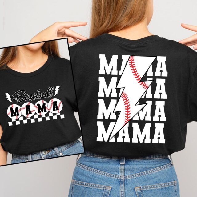Baseball Mama Sweatshirt – Game Day Shirt & Mother’s Day Gift for Baseball Lovers