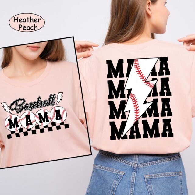 Baseball Mama Sweatshirt – Game Day Shirt & Mother’s Day Gift for Baseball Lovers