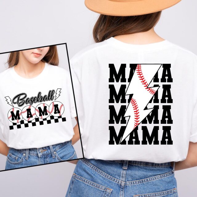 Baseball Mama Sweatshirt – Game Day Shirt & Mother’s Day Gift for Baseball Lovers