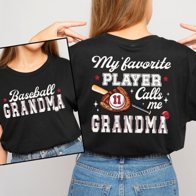 My Favorite Player Calls Me Mama Shirt – Baseball Game Day Tee