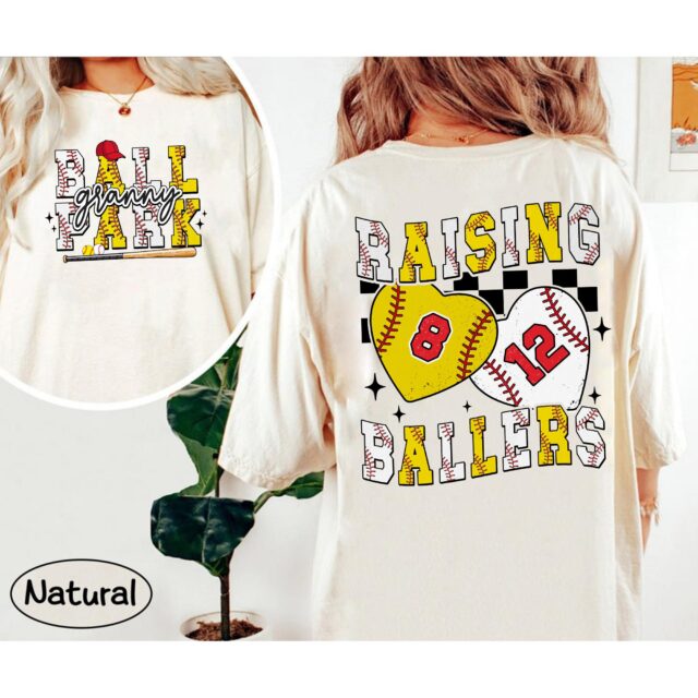 Personalized Ballpark Mama Shirt – Custom Baseball & Softball Mom Tee