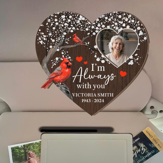 Custom Photo Car Visor Clip – Memorial Keepsake & Mother’s Day Gift