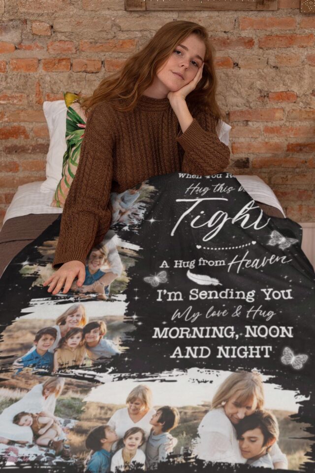 Custom Memorial Grandma Blanket – Remembrance Gift for Loss of Mother