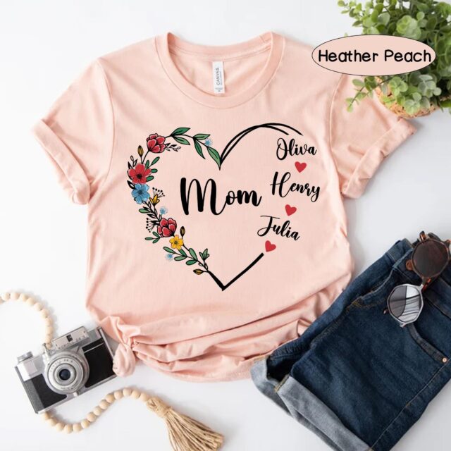 Personalized Mom Shirt – Custom Mother’s Day & Grandma Gift