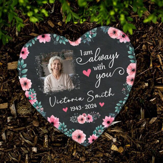 Custom Photo Memorial Grandma Stone Sympathy Keepsake Gift