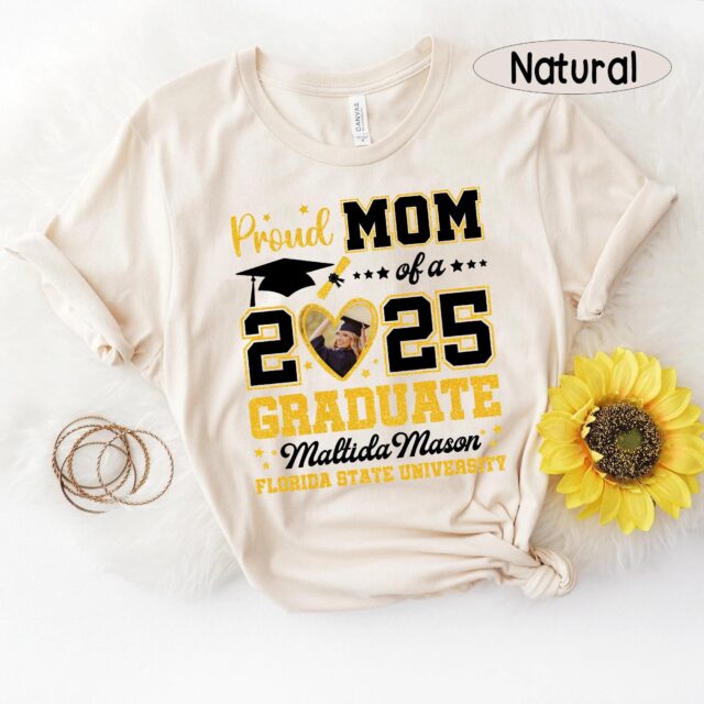 Proud Of A Class Of 2025 Graduate Shirt – Custom Family Graduation Gift