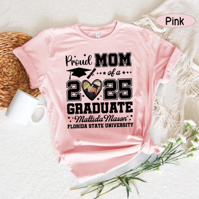 Proud Mom of a Class of 2025 Graduate – Custom Family Shirt