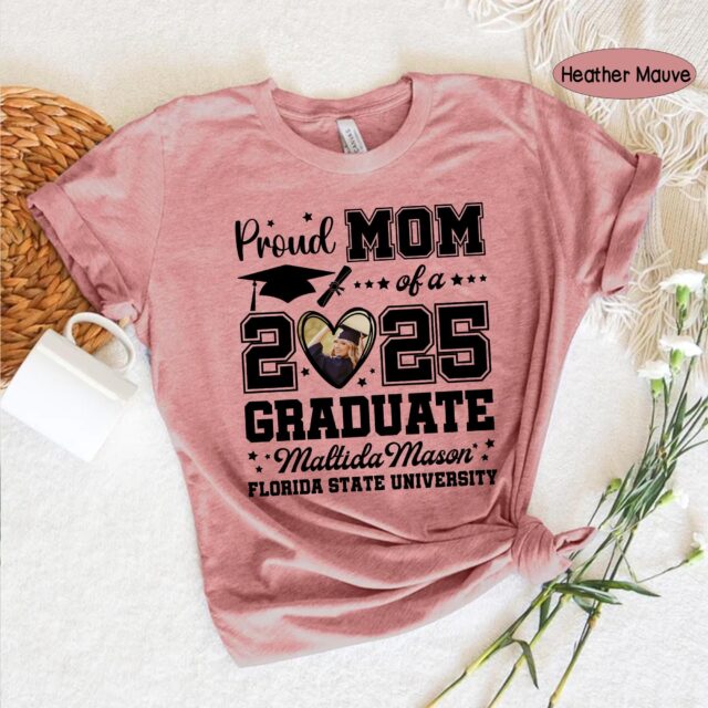Proud Mom of a Class of 2025 Graduate – Custom Family Shirt