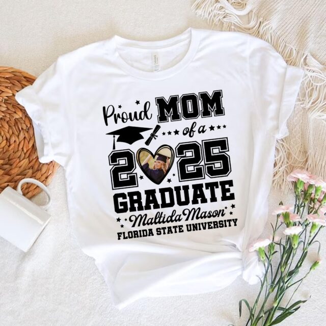 Proud Mom of a Class of 2025 Graduate – Custom Family Shirt