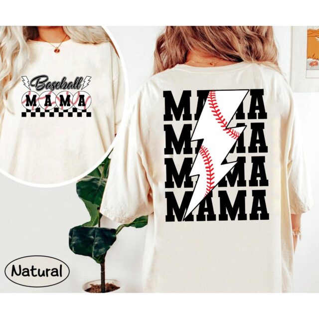 Baseball Mama Sweatshirt – Game Day Shirt & Mother’s Day Gift for Baseball Lovers