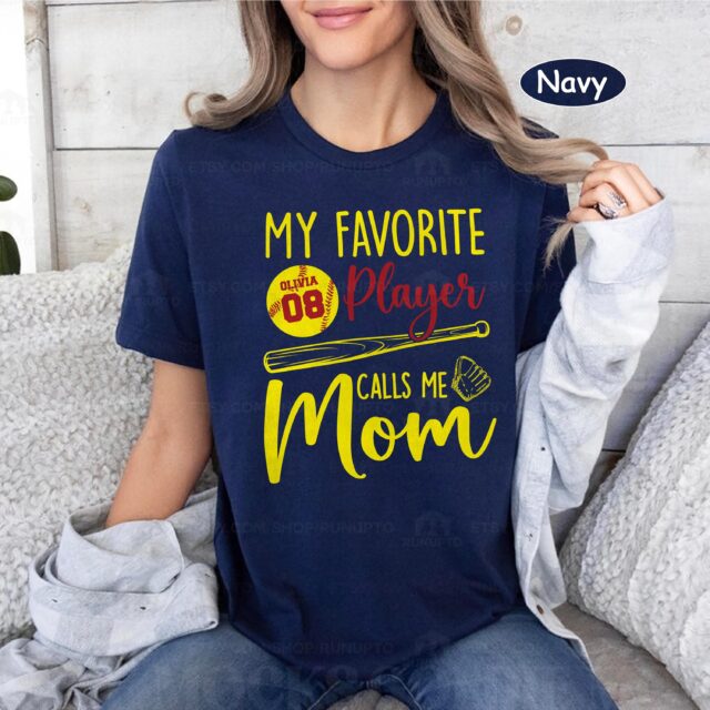 Softball Mom Shirt – “My Favorite Players Call Me Nana” for Game Day & Mother’s Day