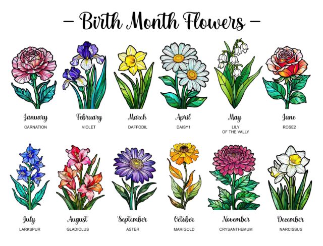 Custom Grandma’s Garden Shirt – Personalized Birth Month Flower Tee for Mother’s Day