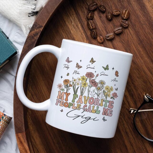 My Favorite People Call Me Grandma Mug – Custom Coffee Mug for Grandma