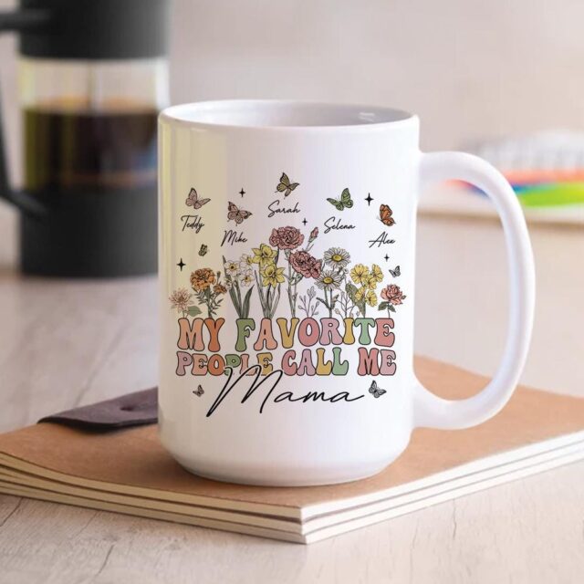 My Favorite People Call Me Grandma Mug – Custom Coffee Mug for Grandma