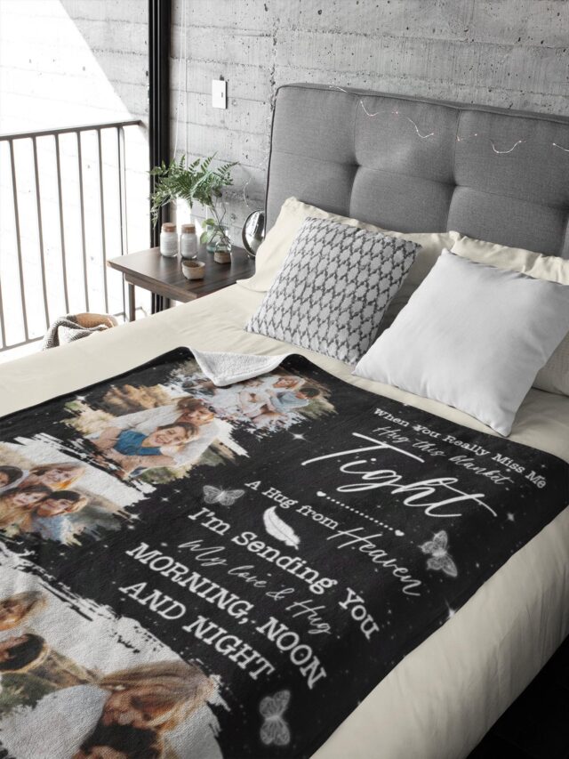 Custom Memorial Grandma Blanket – Remembrance Gift for Loss of Mother