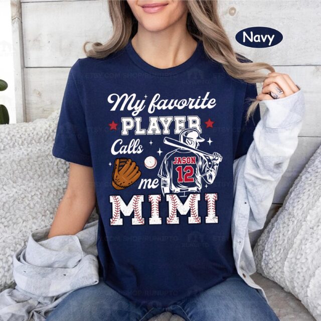 Personalized Baseball Mom Shirt – Mother’s Day Gift