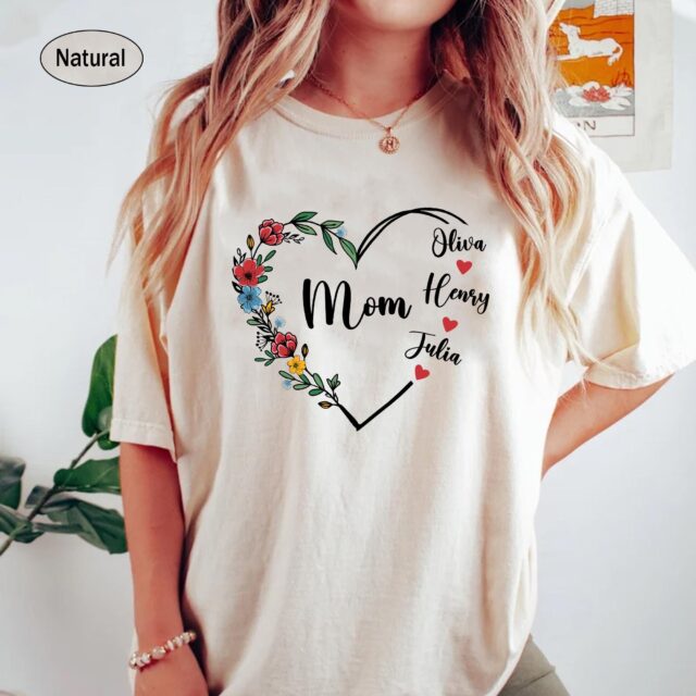 Personalized Mom Shirt – Custom Mother’s Day & Grandma Gift