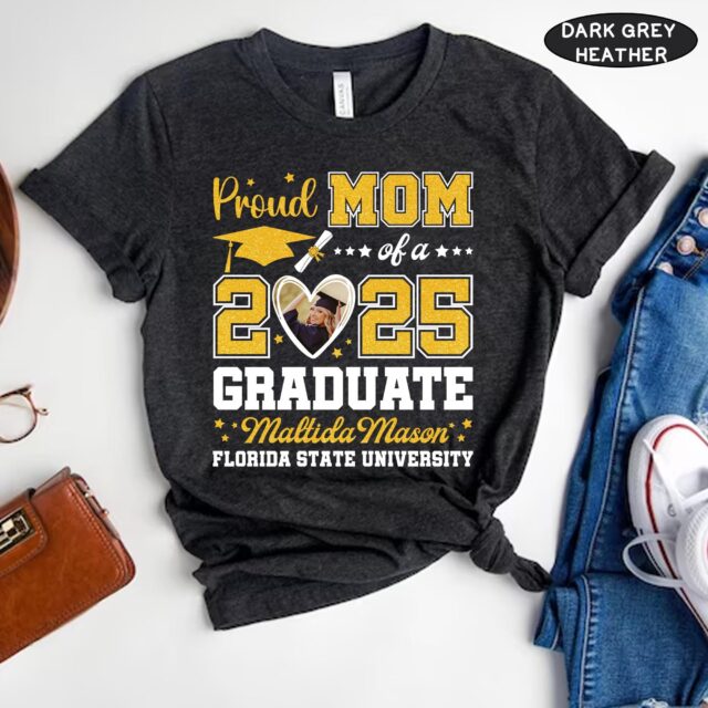 Proud Of A Class Of 2025 Graduate Shirt – Custom Family Graduation Gift