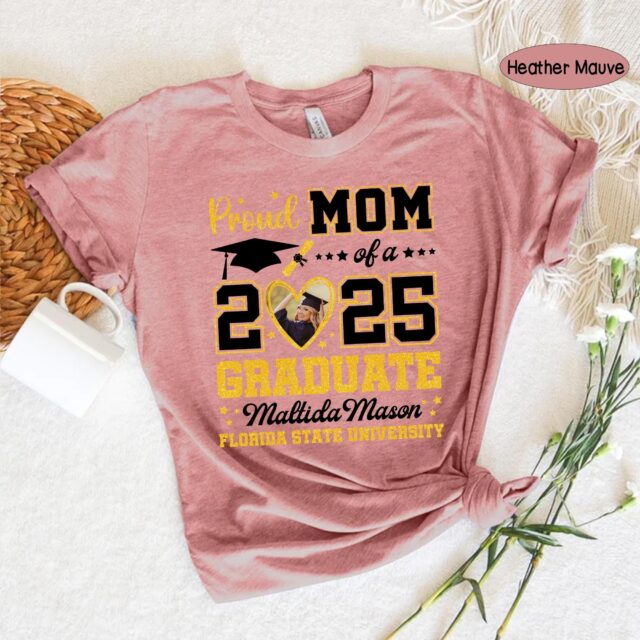 Proud Of A Class Of 2025 Graduate Shirt – Custom Family Graduation Gift