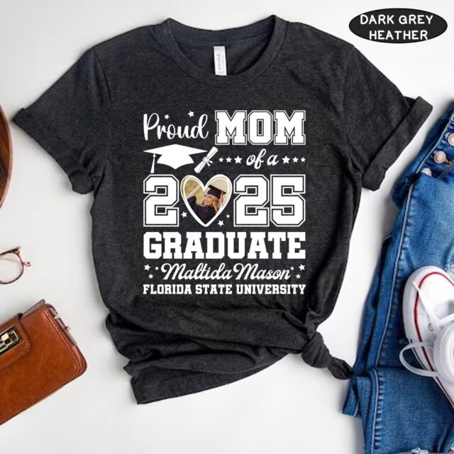 Proud Mom of a Class of 2025 Graduate – Custom Family Shirt
