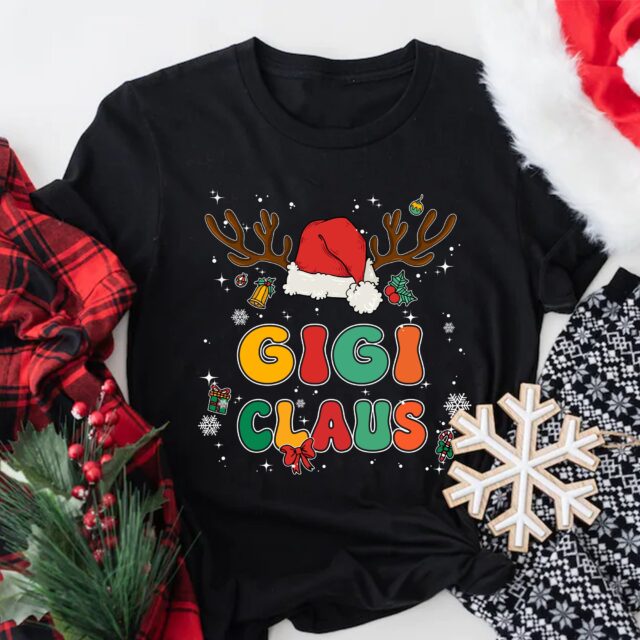 Personalized Grandma Claus Shirt – Custom Christmas Sweatshirt for Nana
