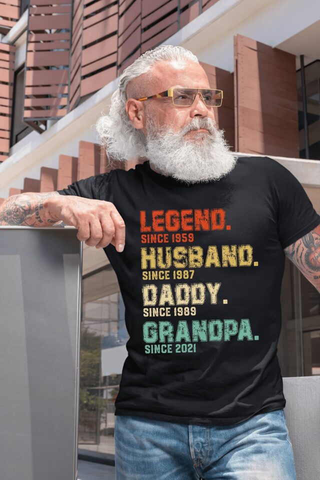 Personalized Legend Husband, Daddy, Papa Shirt – Custom Gift for Grandpa or Dad