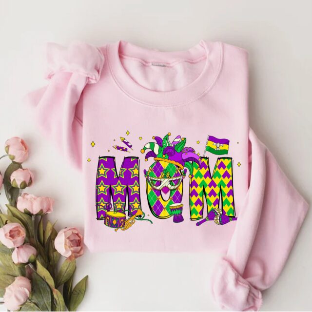 Personalized Mardi Gras Shirt – Custom Name Family Tee for Carnival