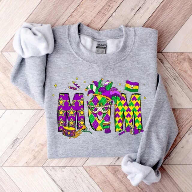 Personalized Mardi Gras Shirt – Custom Name Family Tee for Carnival