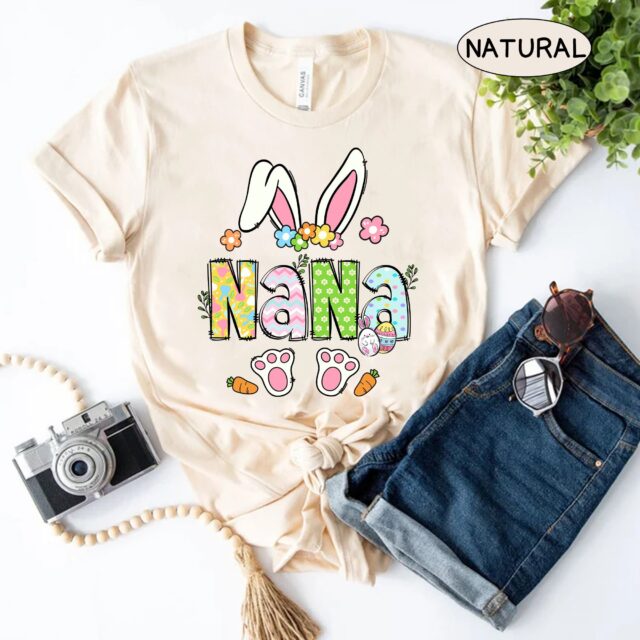 Custom Easter Grandma Shirt – Bunny Nana, Mimi, Gigi for Easter & Mother’s Day