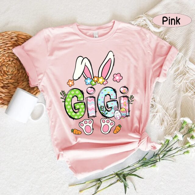 Custom Easter Grandma Shirt – Bunny Nana, Mimi, Gigi for Easter & Mother’s Day