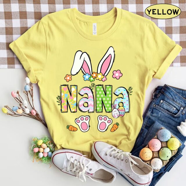 Custom Easter Grandma Shirt – Bunny Nana, Mimi, Gigi for Easter & Mother’s Day