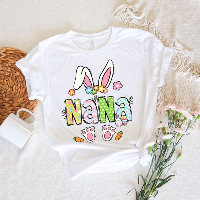 Custom Easter Grandma Shirt – Bunny Nana, Mimi, Gigi for Easter & Mother’s Day