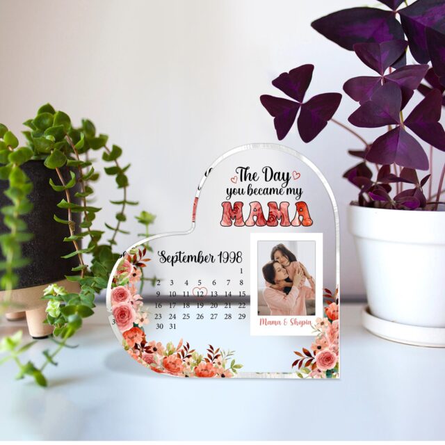 “The Day You Became My Nanny” Acrylic Plaque – Personalized Photo for Mother’s Day