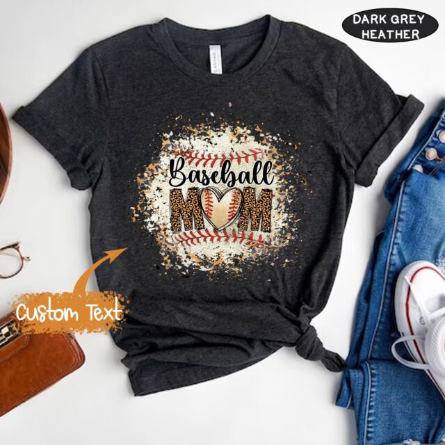 Personalized Baseball Mom Shirt – Mother’s Day Gift