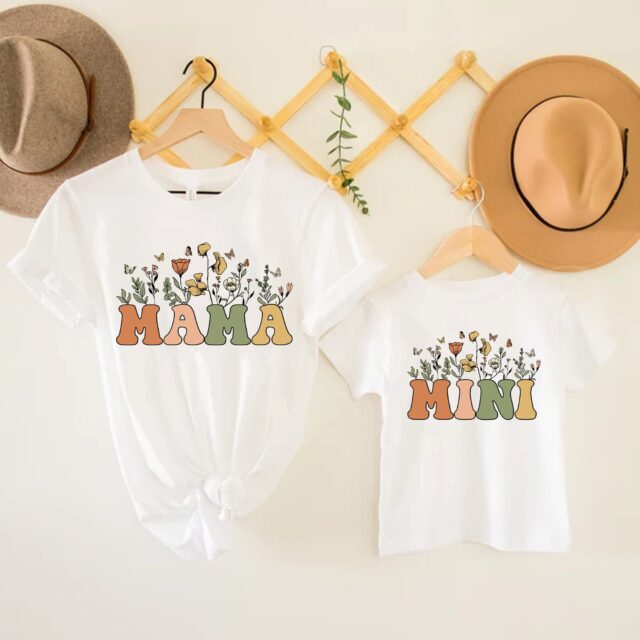 Mama Mini Wildflowers Shirt – Mommy & Me Matching Outfit