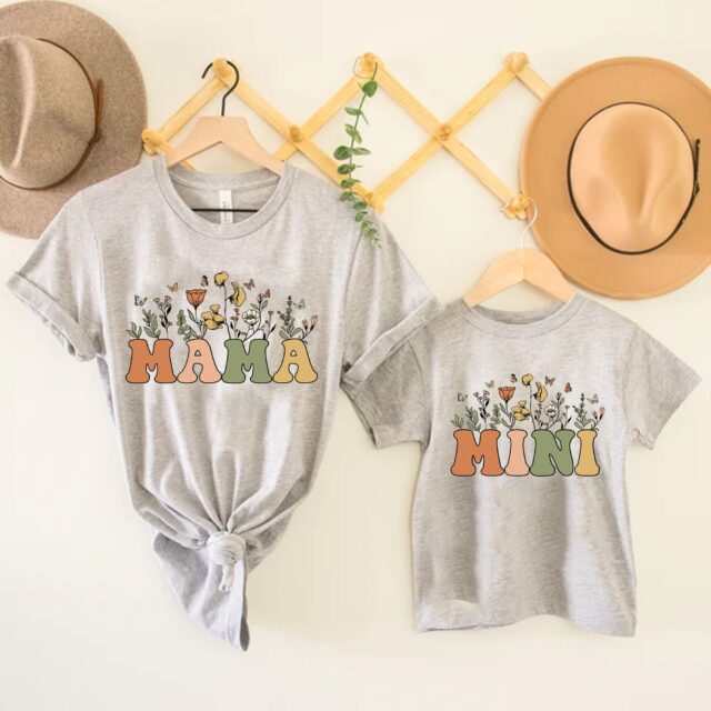 Mama Mini Wildflowers Shirt – Mommy & Me Matching Outfit