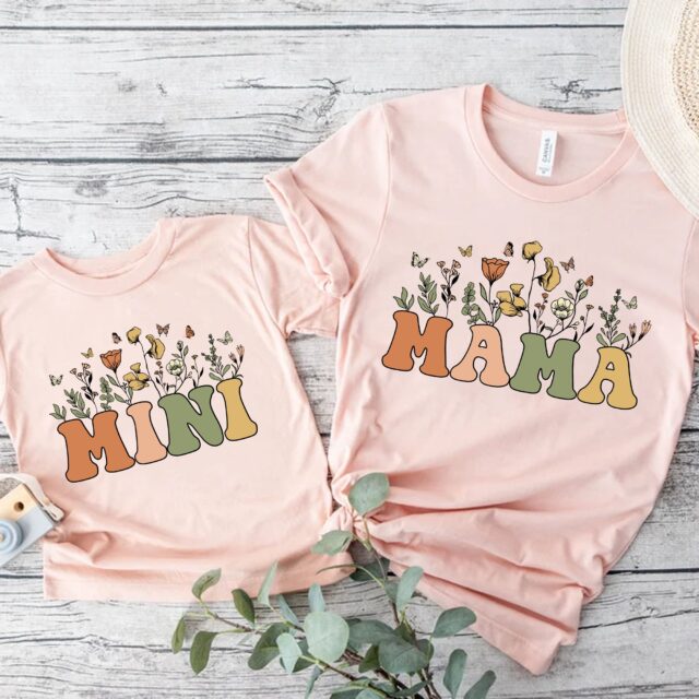 Mama Mini Wildflowers Shirt – Mommy & Me Matching Outfit